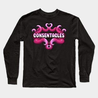 Magenta Consentacles Long Sleeve T-Shirt